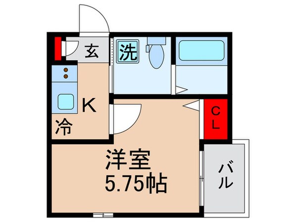 ベルメント梅田の物件間取画像